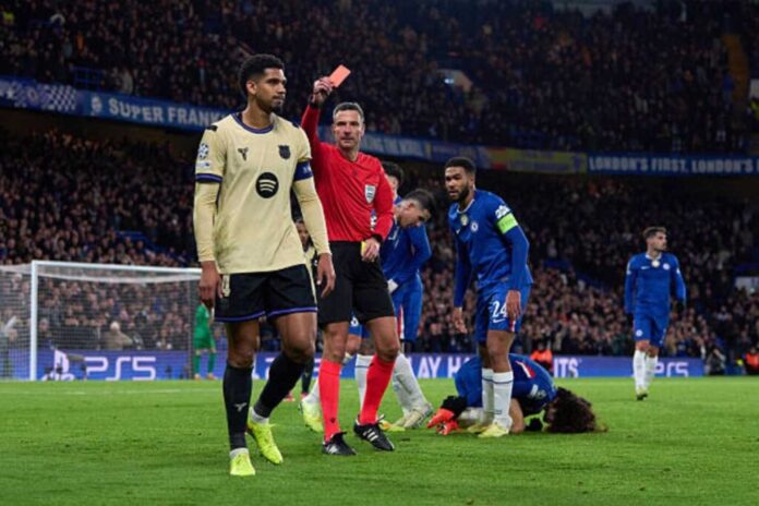Evertton Araujo Red Card Corinthians Vs Flamengo