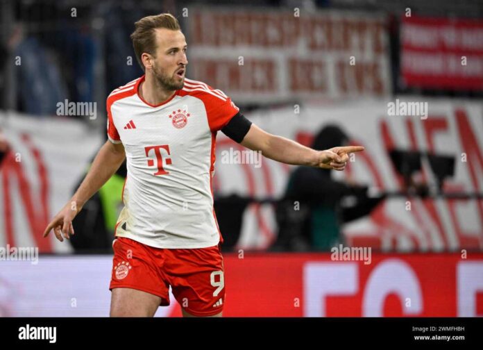 Harry Kane Bayern Munich Goal Celebration Atalanta