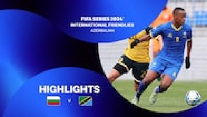 Indonesia Vs Bulgaria Football Match Fifa Series