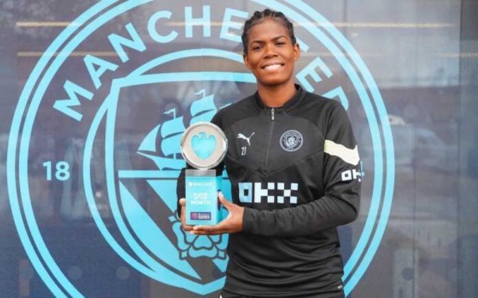 Khadija Bunny Shaw Manchester City Wsl Hat Trick