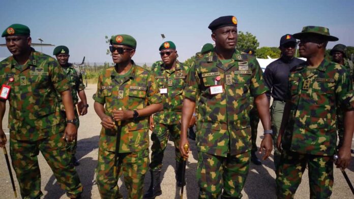 Lt Gen Waidi Shaibu Nigerian Army Troops