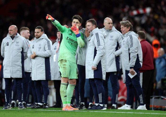 Mikel Arteta Kepa Arrizabalaga Arsenal Carabao Cup Final