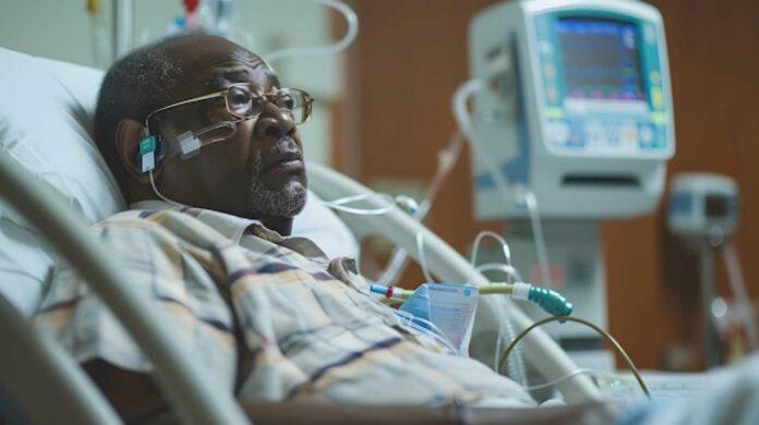Nigerian Kidney Patient Receiving Dialysis Treatment