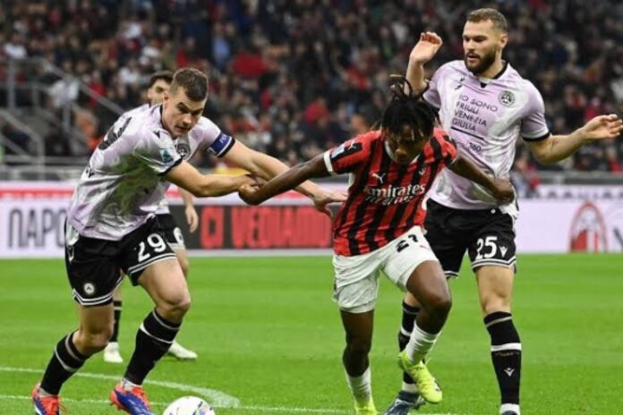 Ac Milan Vs Udinese Serie A Match