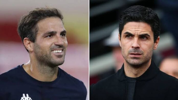 Cesc Fabregas And Mikel Arteta