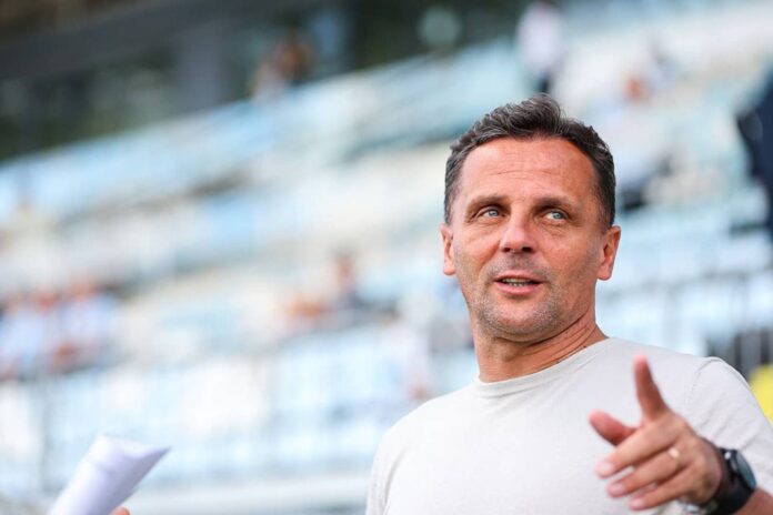 Dinamo Coach Mario Kovačević Celebrating Victory