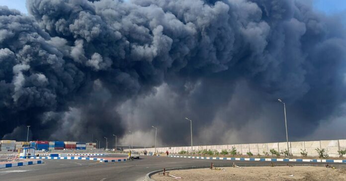 Lavan Oil Refinery Explosion Iran