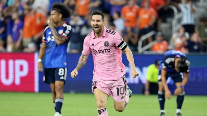 Lionel Messi Inter Miami Red Bulls Match