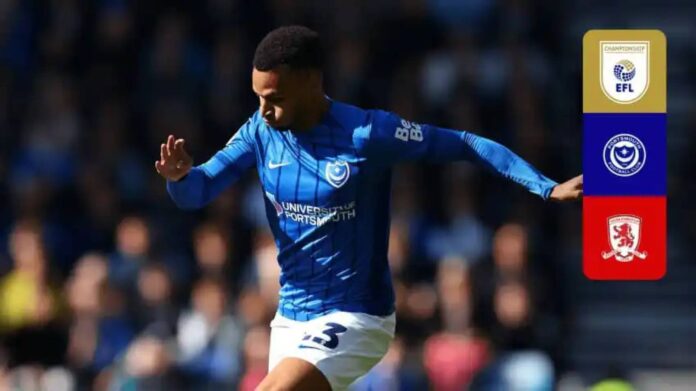 Middlesbrough Vs Portsmouth Football Match