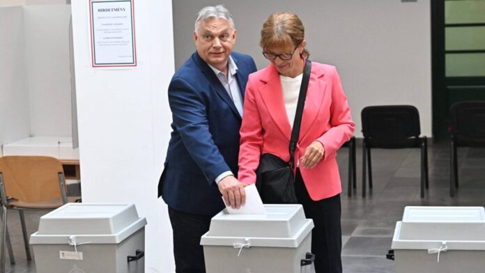Viktor Orban Voting In Hungary Election